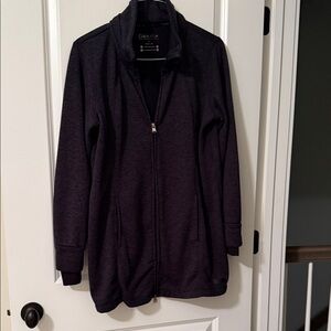 Calvin Klein Charcoal Full-Zip Jacket